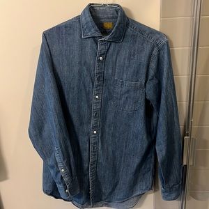 Sid mashburn denim shirt - medium